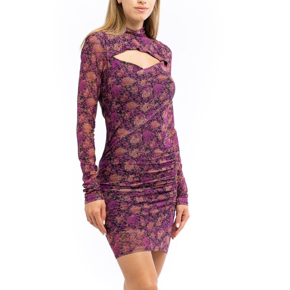 Patrizia Pepe Purple Polyester Casual Dress