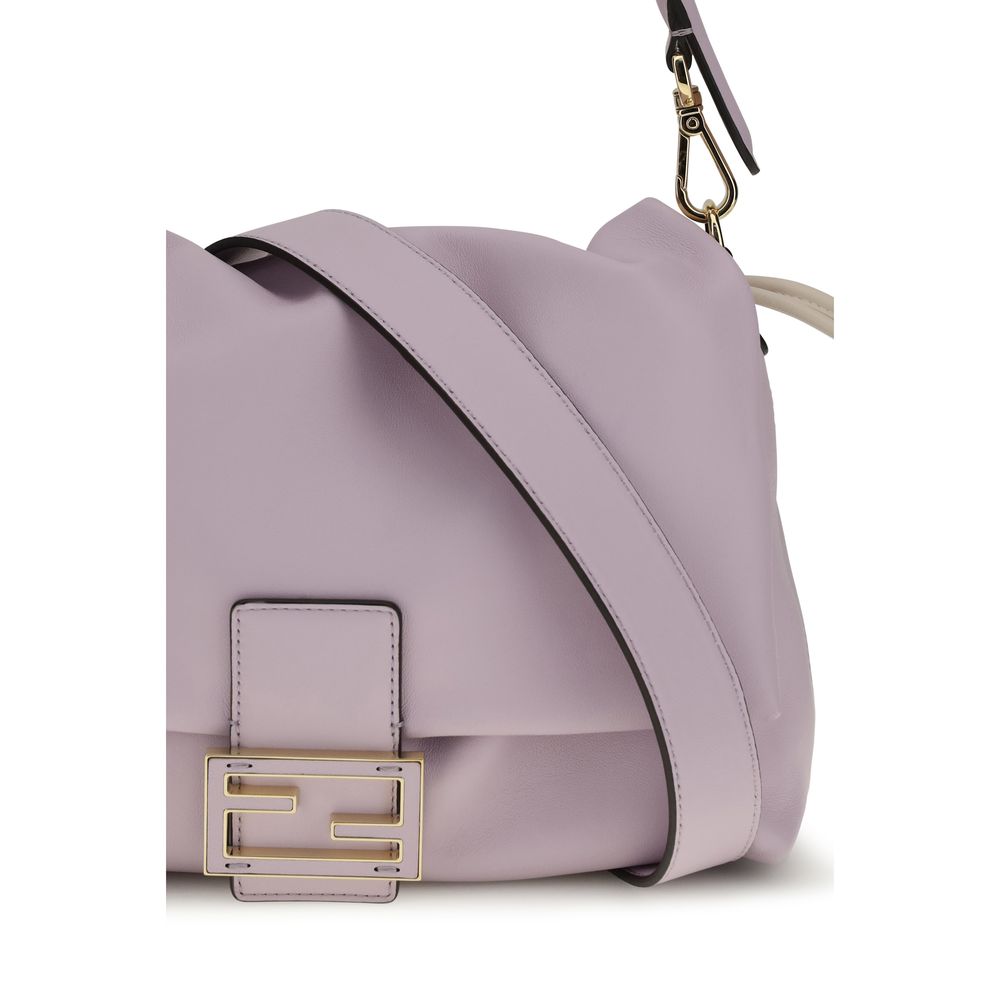 Fendi Purple Lamb Ovis Aries Aries Shoulder Bag