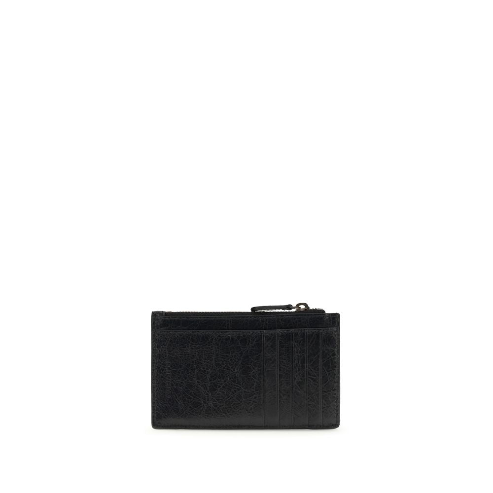 Balenciaga Black Lamb Ovis Aries Aries Wallet