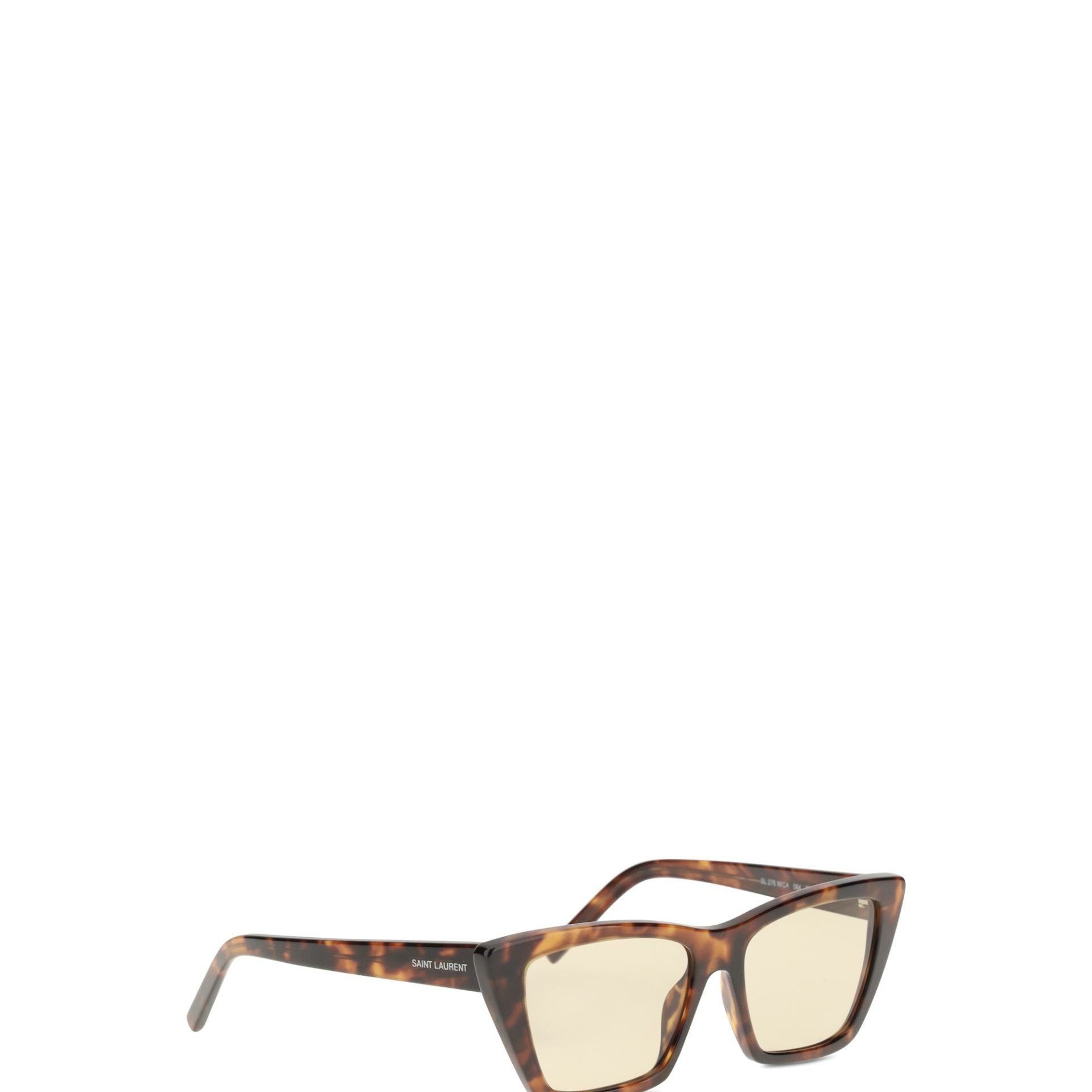 Saint Laurent Beige Acetate Sunglasses