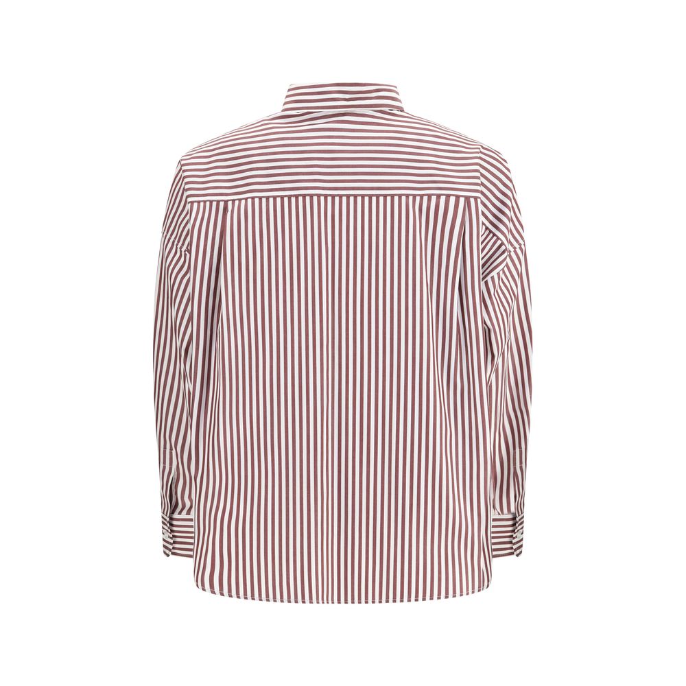 Max Mara Multicolor Cotton Pattern Shirt