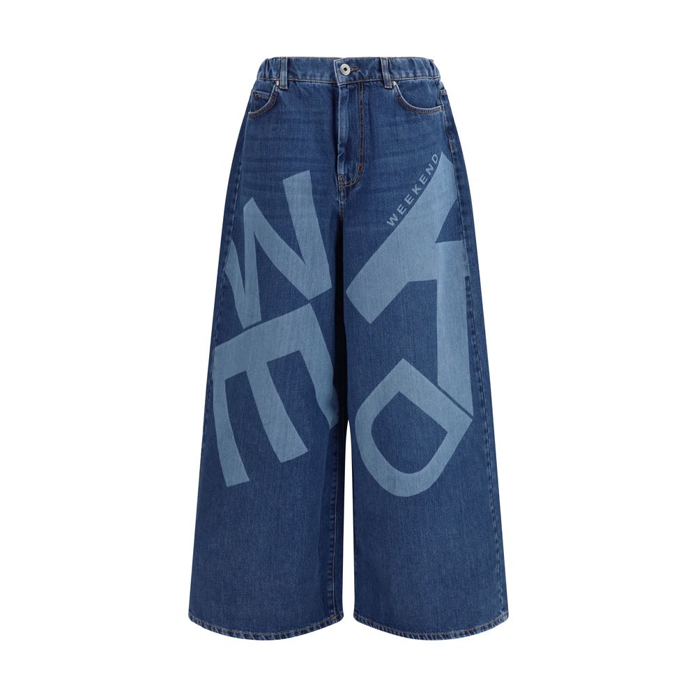 Max Mara Blue Cotton Jeans Denim
