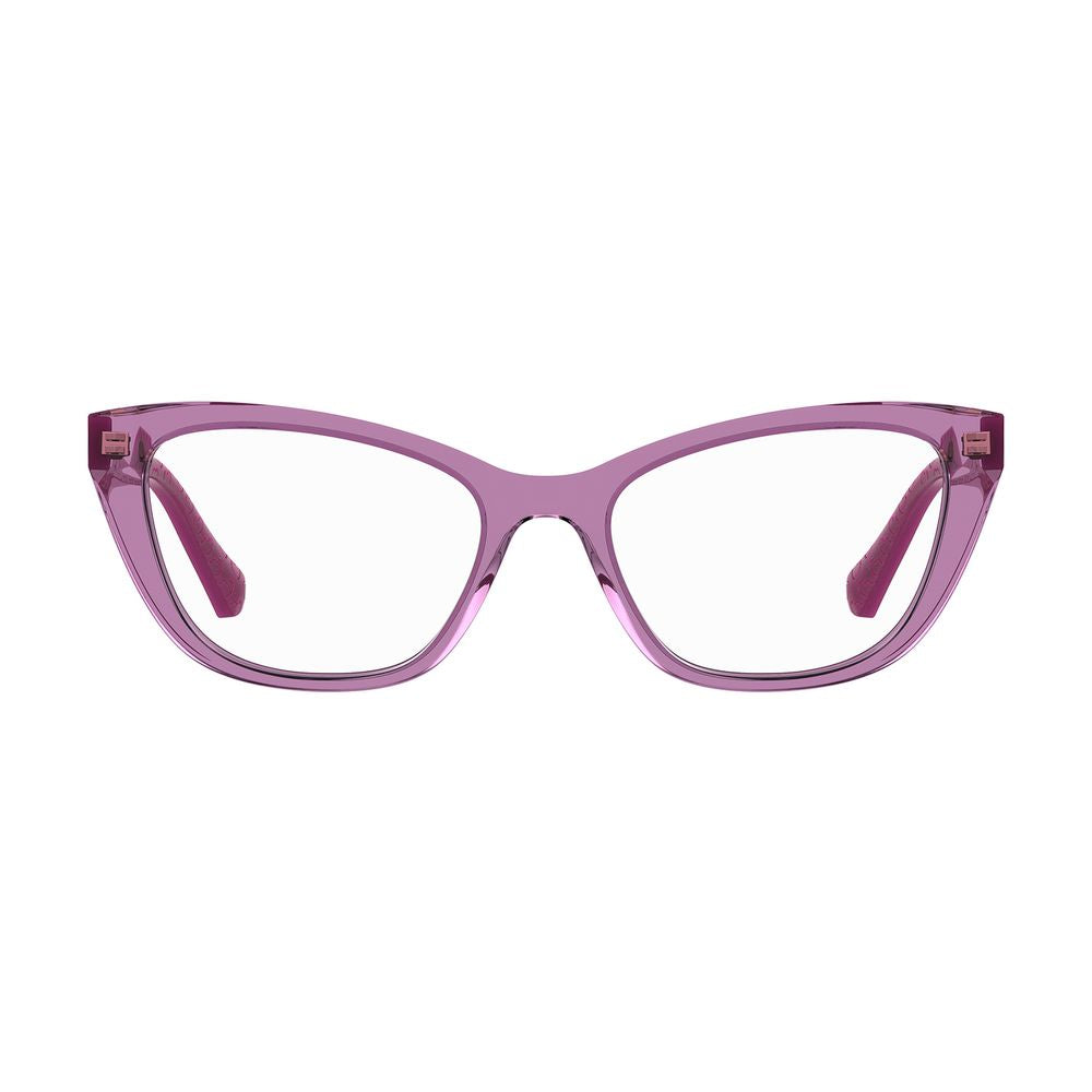 Love Moschino Purple Cellulose Propionate Glasses (Frames)