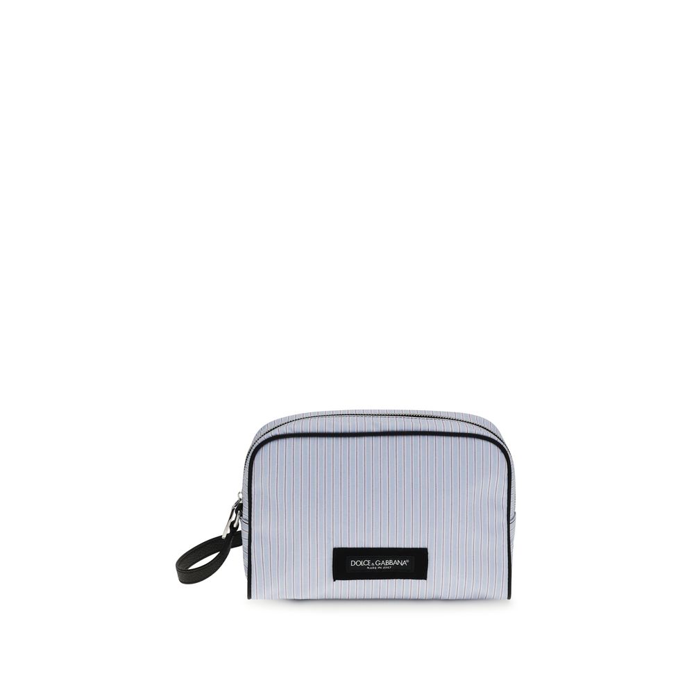 Dolce & Gabbana Blue Cotton Handbag