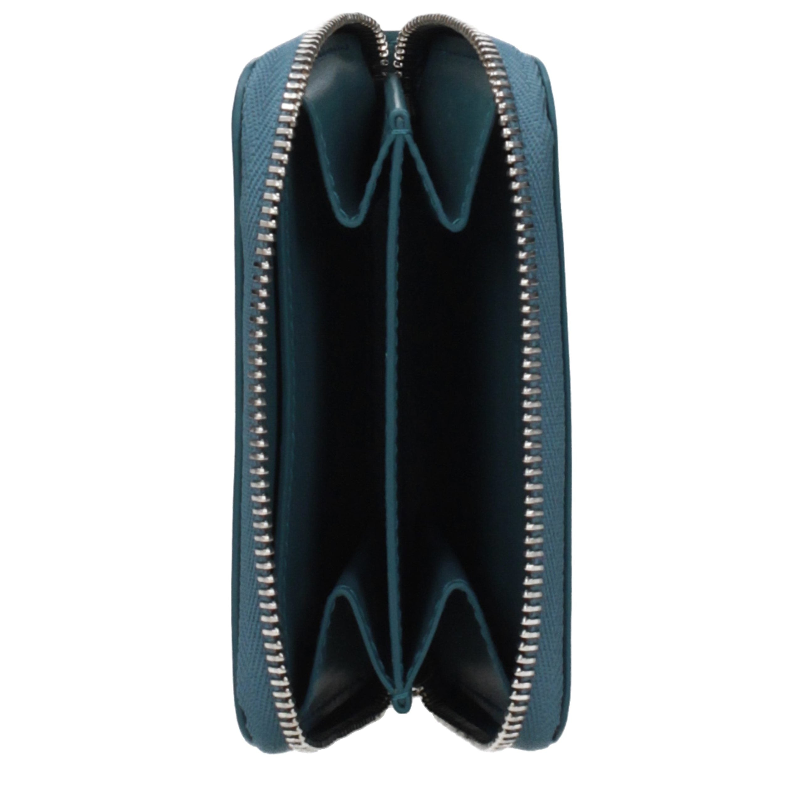 Jil Sander Blue Leather Wallet