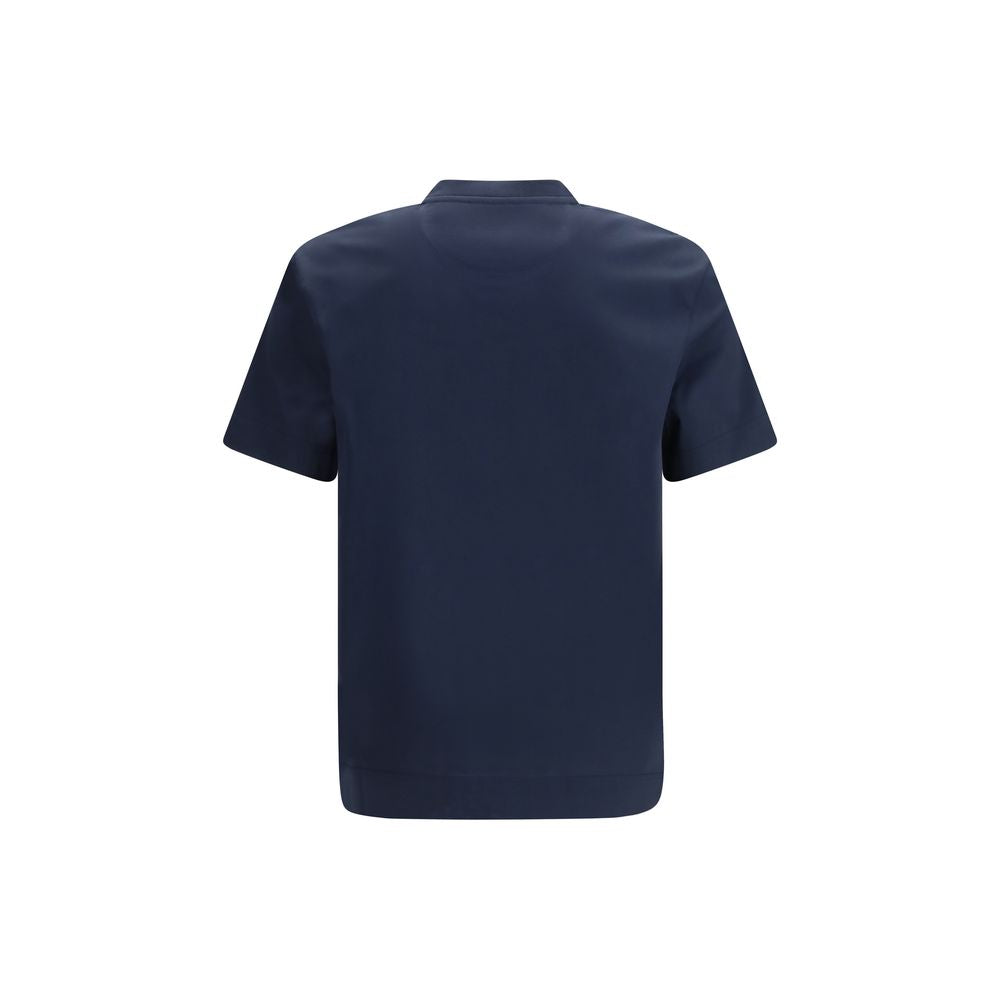 Fendi Blue Cotton T-Shirt