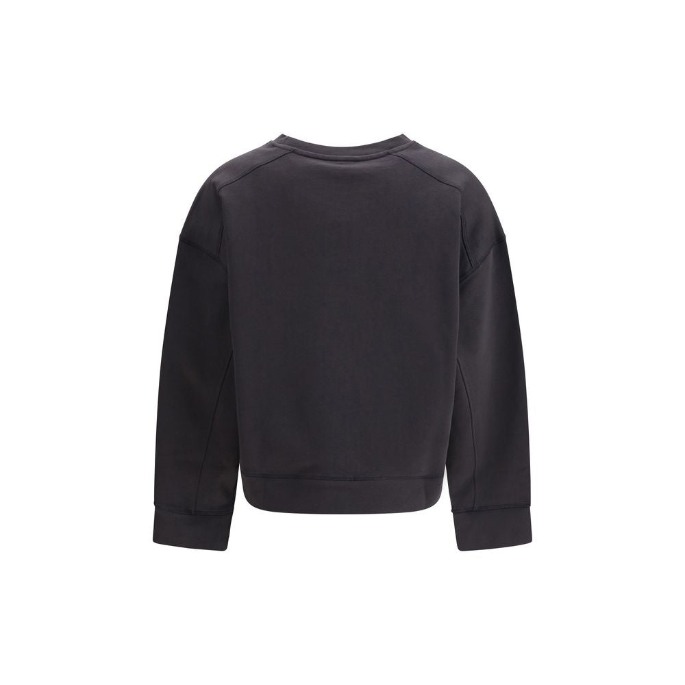 Ganni Gray Cotton Sweatshirt