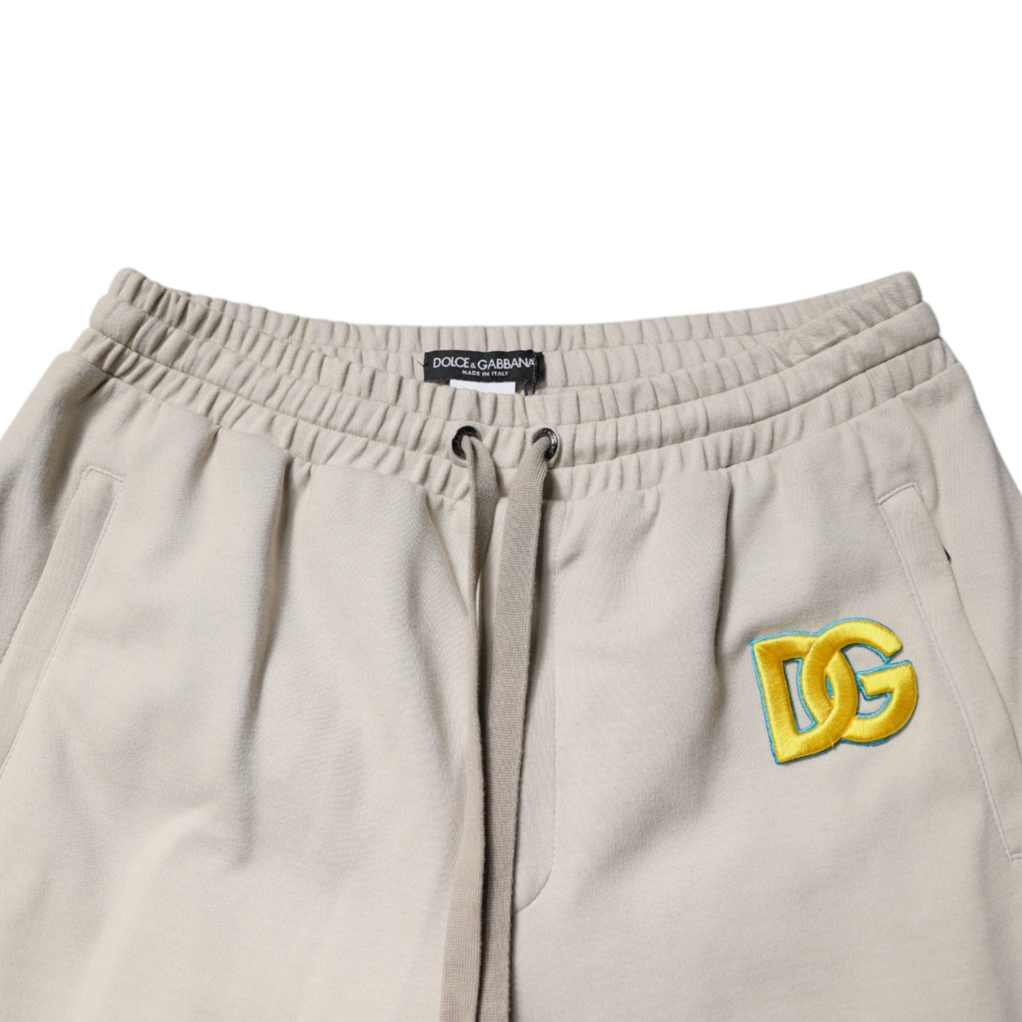 Dolce & Gabbana Multicolor Cotton DG Jogger Sweatpants Pants