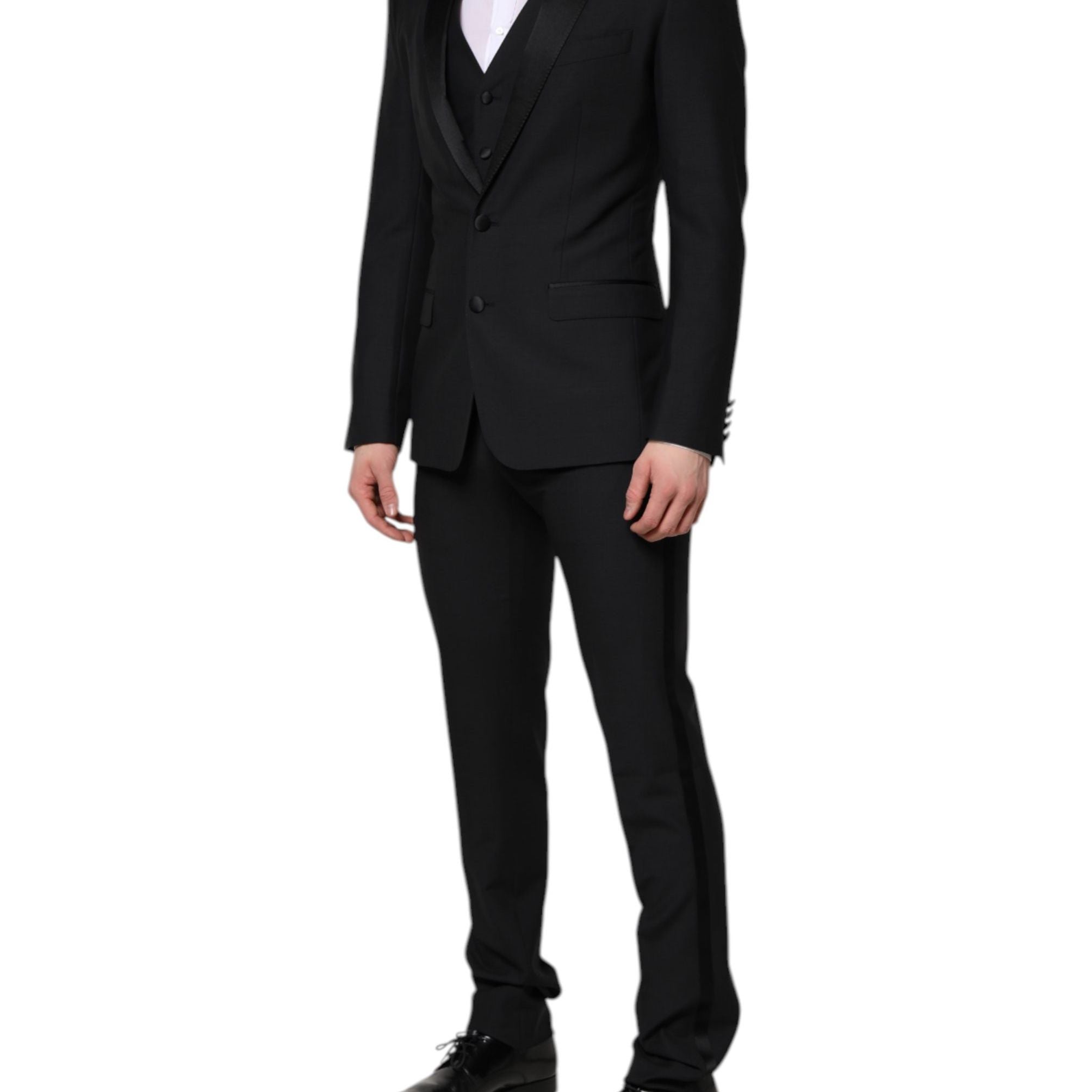 Dolce & Gabbana Dark Blue MARTINI 2 Buttons 3 Piece  Suit