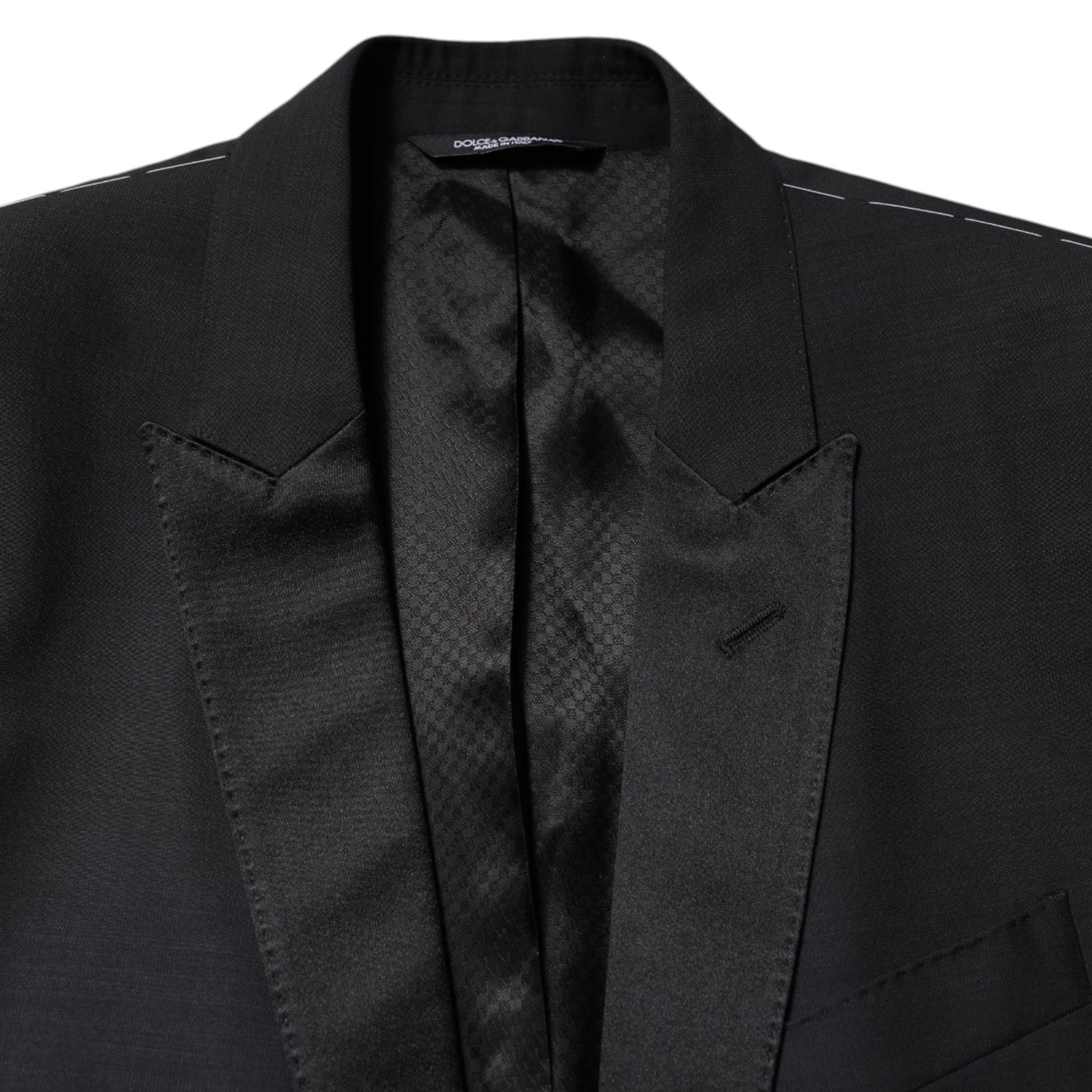 Dolce & Gabbana Dark Blue MARTINI 2 Buttons 3 Piece  Suit