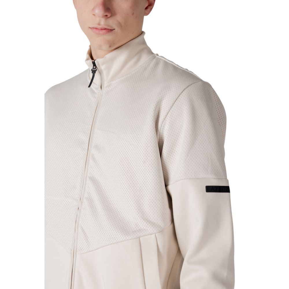EA7 Emporio Armani Beige Cotton Sweatsuit