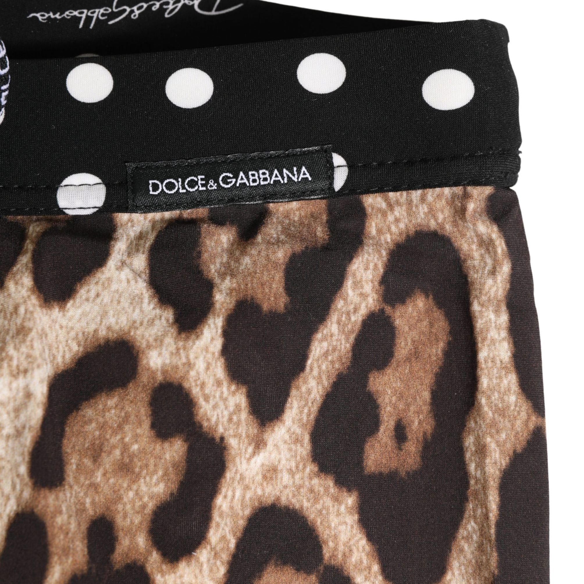 Dolce & Gabbana Multicolor Patterned Cycling Bike Shorts Underwear