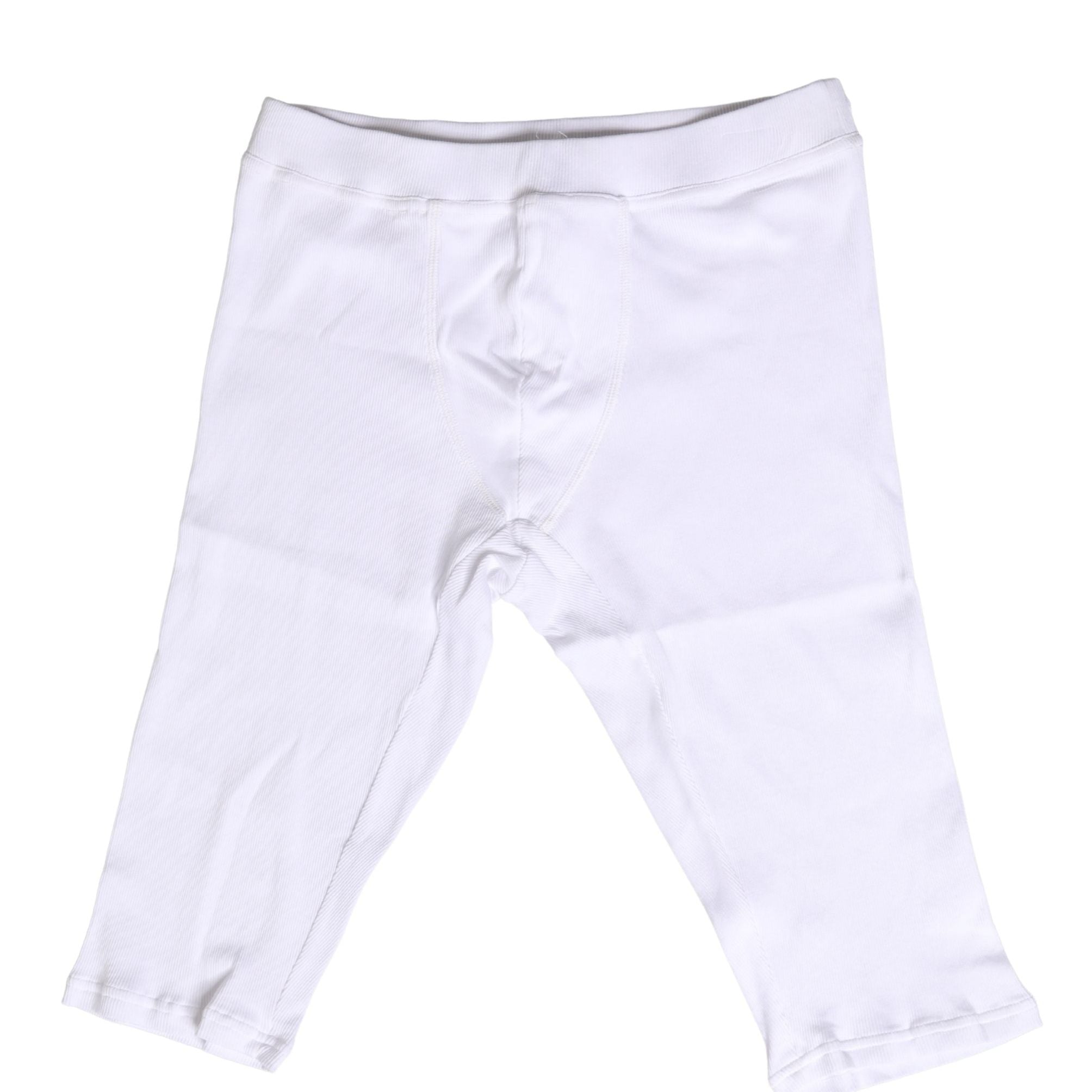 Dolce & Gabbana White Cotton Short Johns Men Pants Underwear