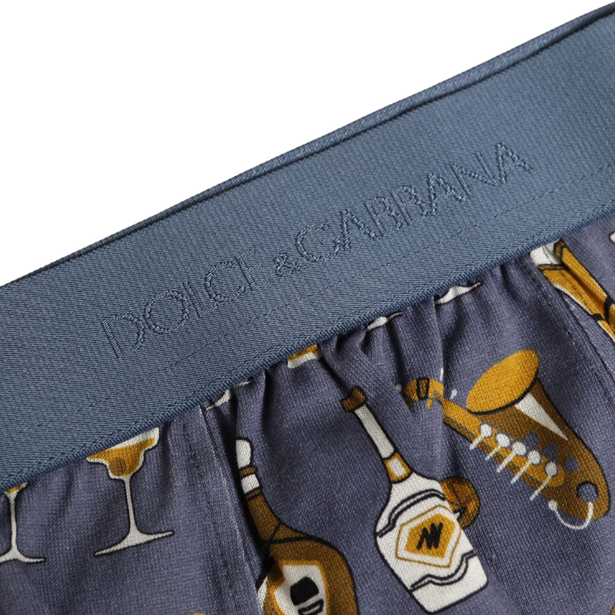 Dolce & Gabbana Gray Jazz Cocktail Men Brando Brief Underwear