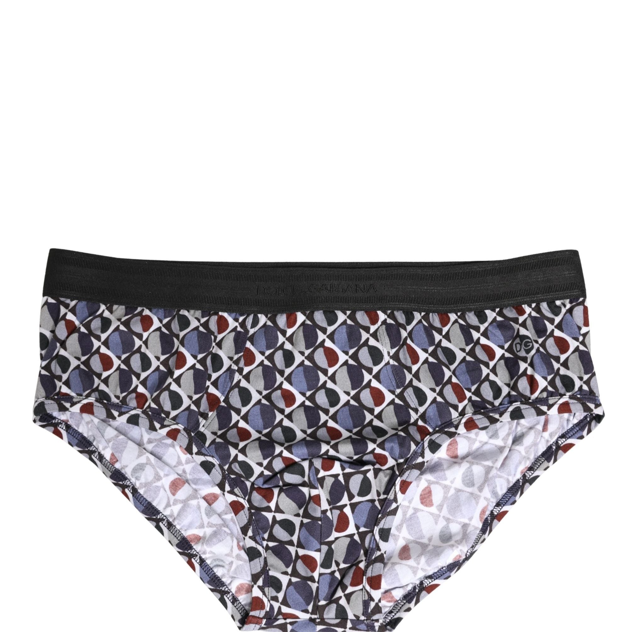 Dolce & Gabbana Multicolor Patterned Men Brando Brief Underwear