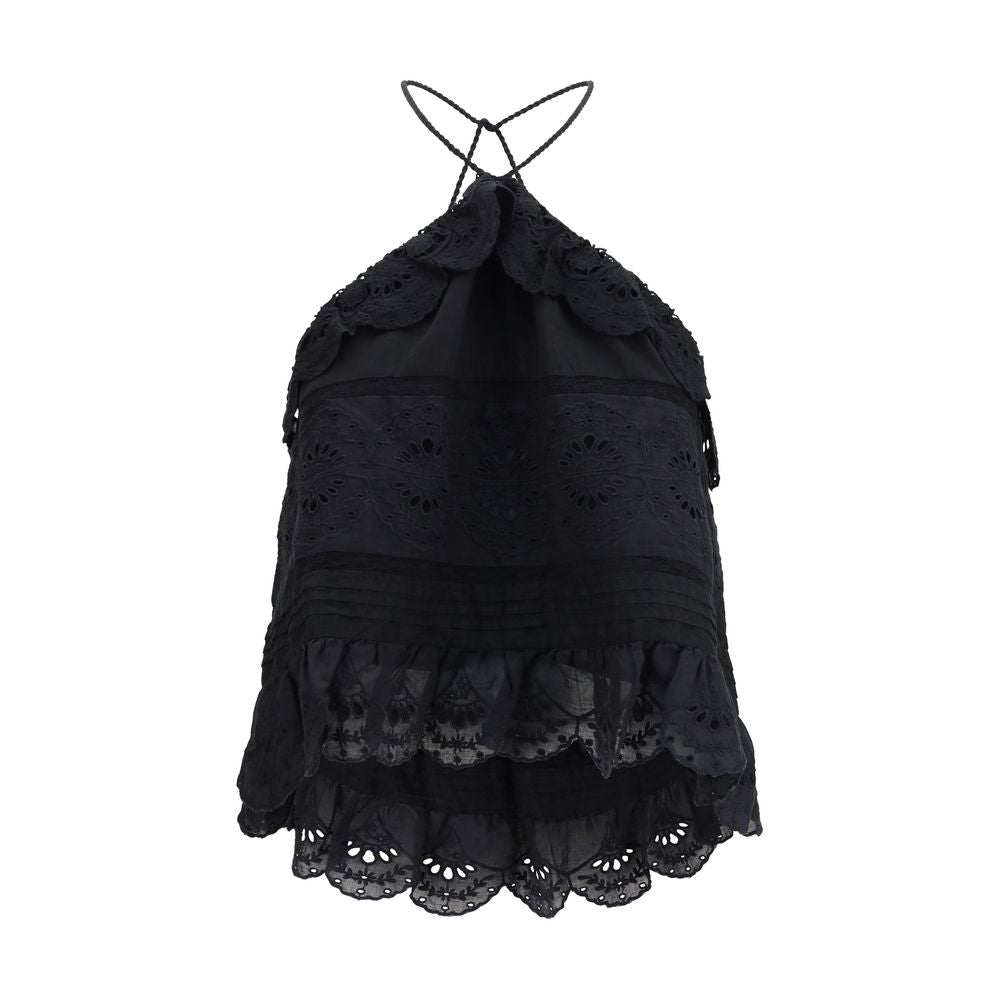 Marant Etoile Black Polyester Blouse