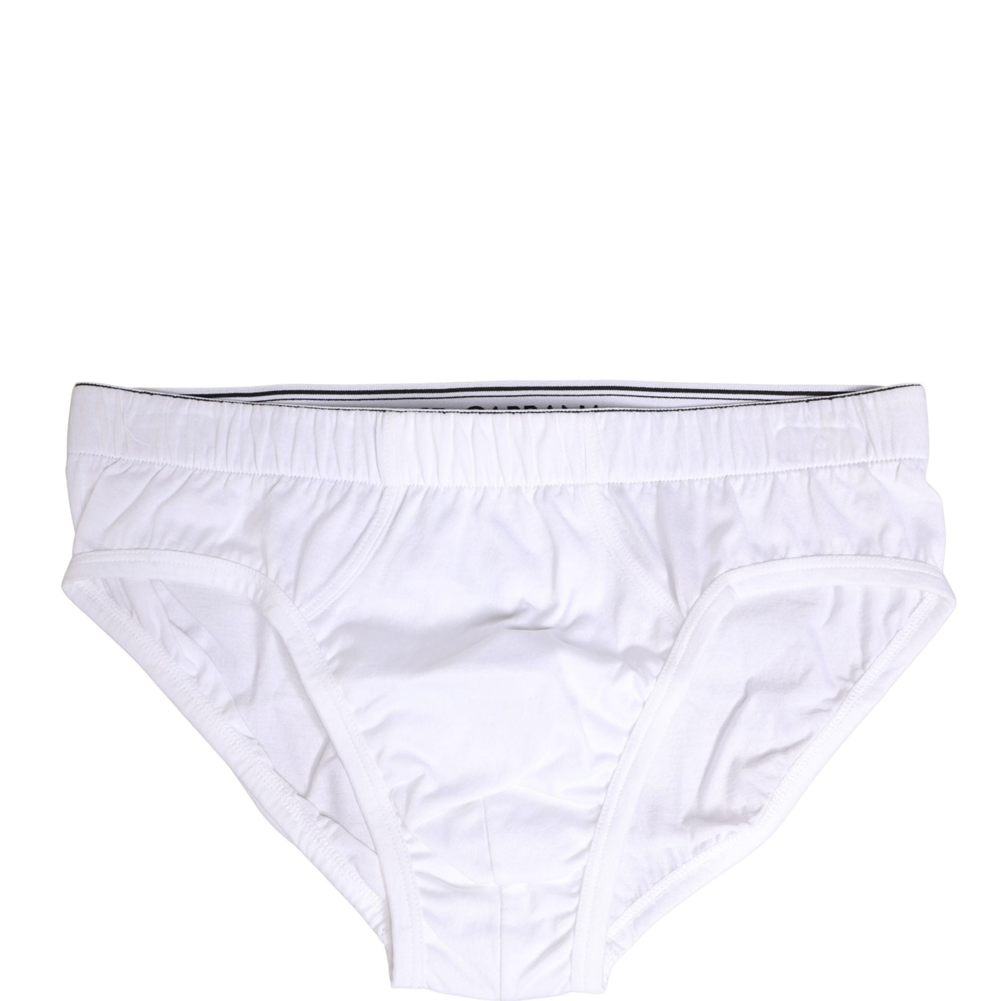 Dolce & Gabbana White Cotton Regular Men Midi Brief Underwear