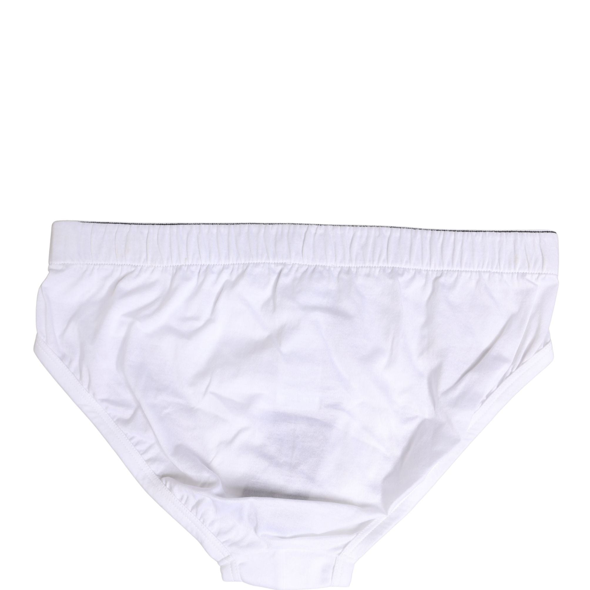 Dolce & Gabbana White Cotton Regular Men Midi Brief Underwear