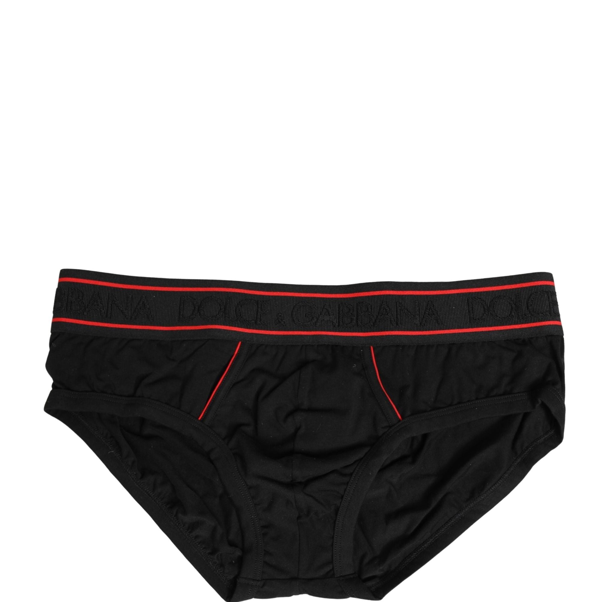 Dolce & Gabbana Black Logo Waistband Brando Brief Underwear