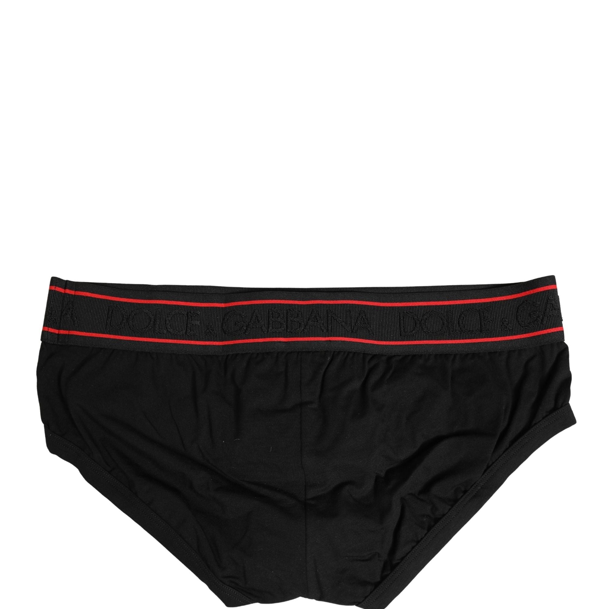 Dolce & Gabbana Black Logo Waistband Brando Brief Underwear