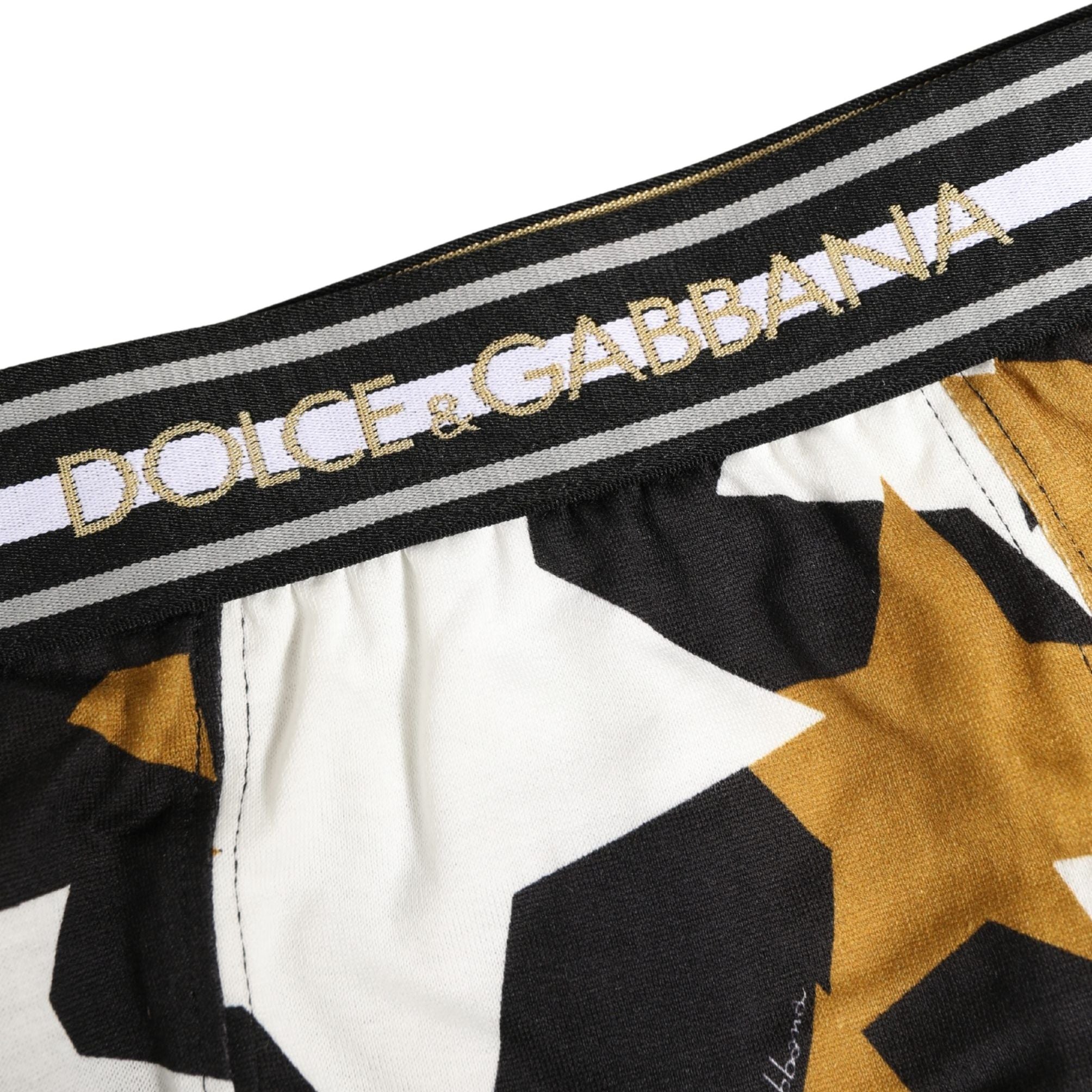 Dolce & Gabbana Multicolor Stars Print Regular Boxer Underwear