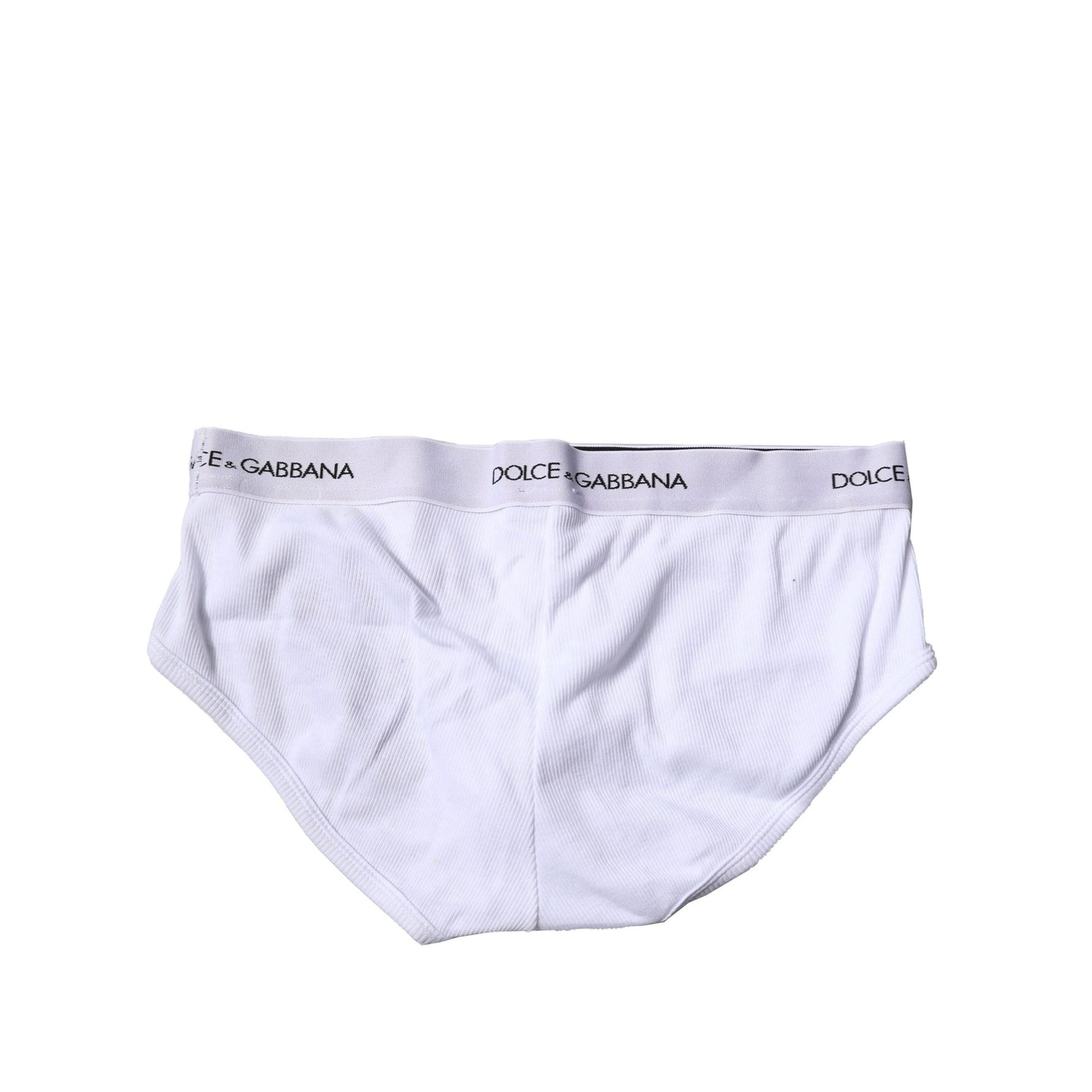 Dolce & Gabbana White Logo Waistband Men Brando Brie Underwear