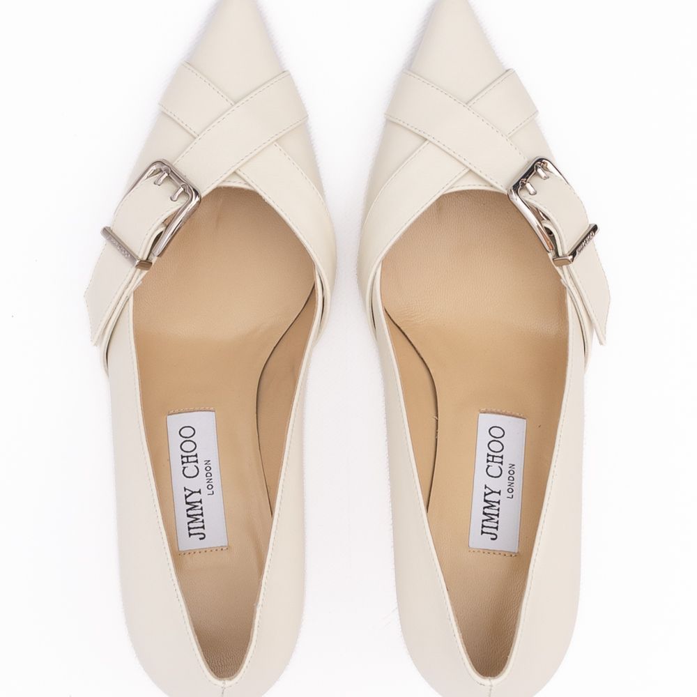 Jimmy Choo Milk Calf Leather Alix 60 Pumps