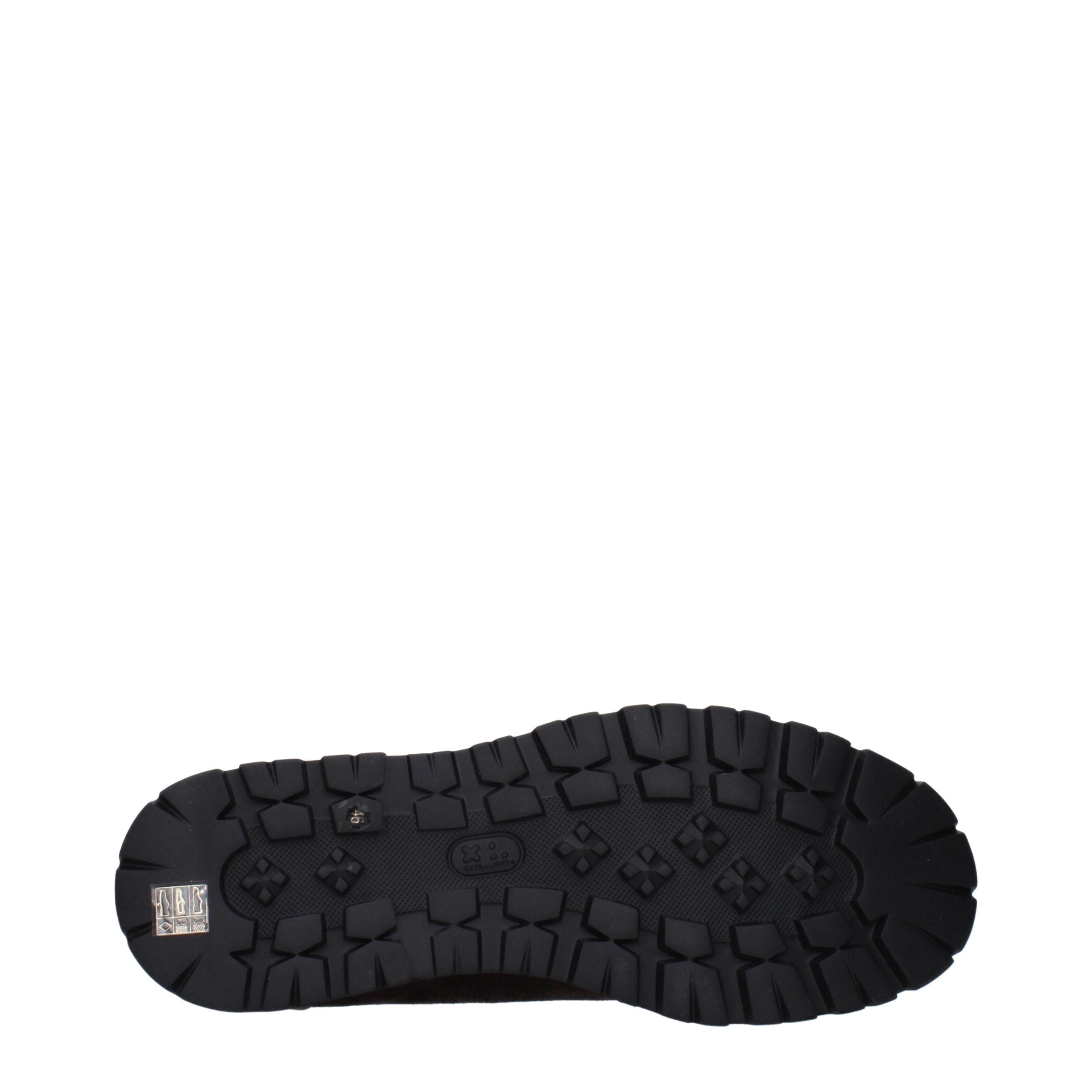 Eleventy Brown Leather Athletic Sneakers