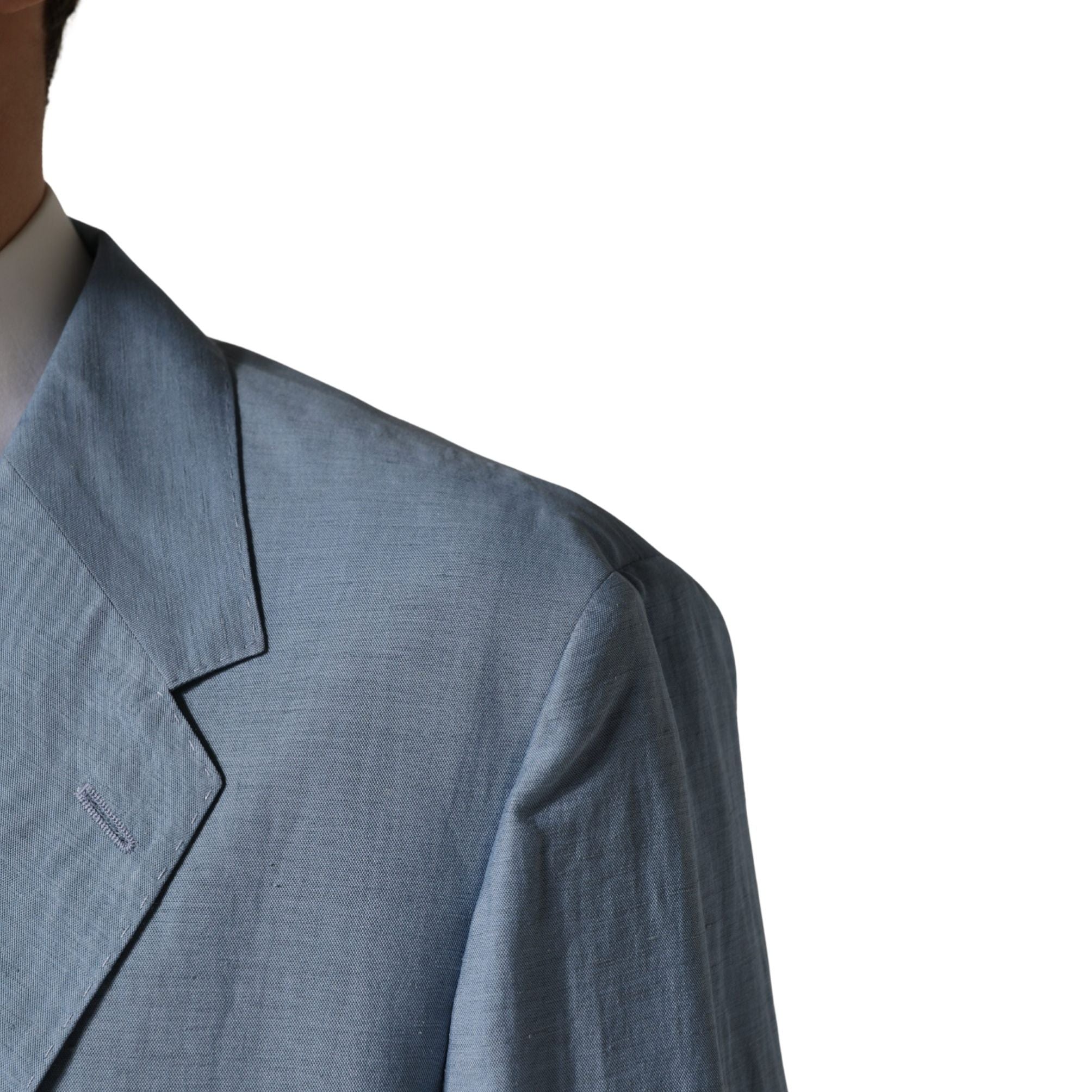 Dolce & Gabbana Light Blue Single Breasted Men Jacket Blazer