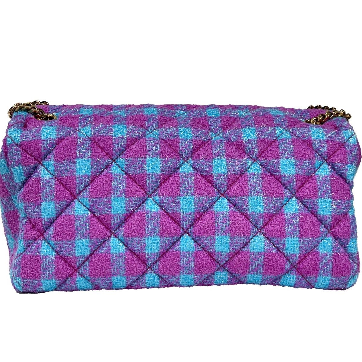 Versace Wool Lurex Medium Shoulder Crossbody Bag