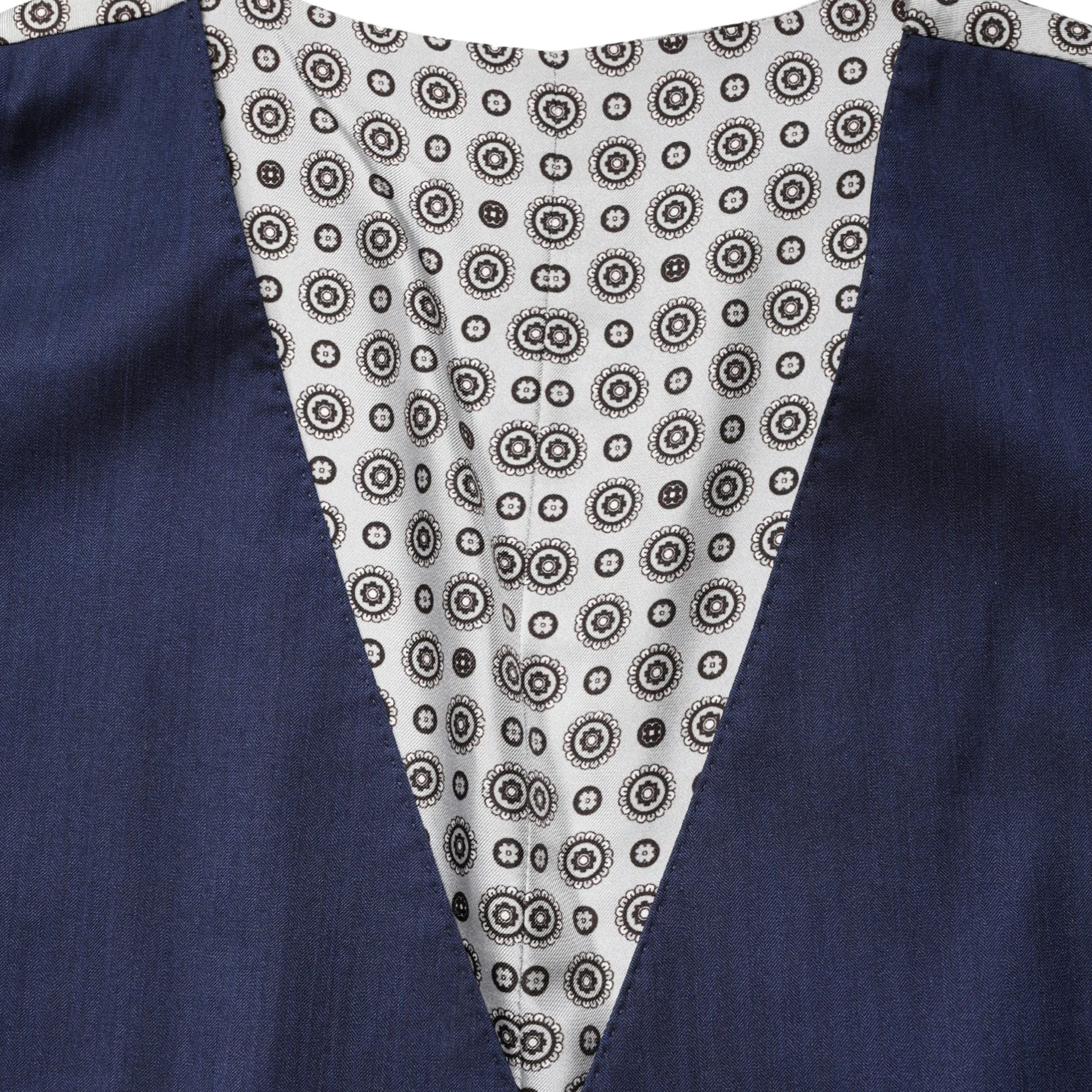 Dolce & Gabbana Navy Blue Wool Dress Formal Waistcoat Vest