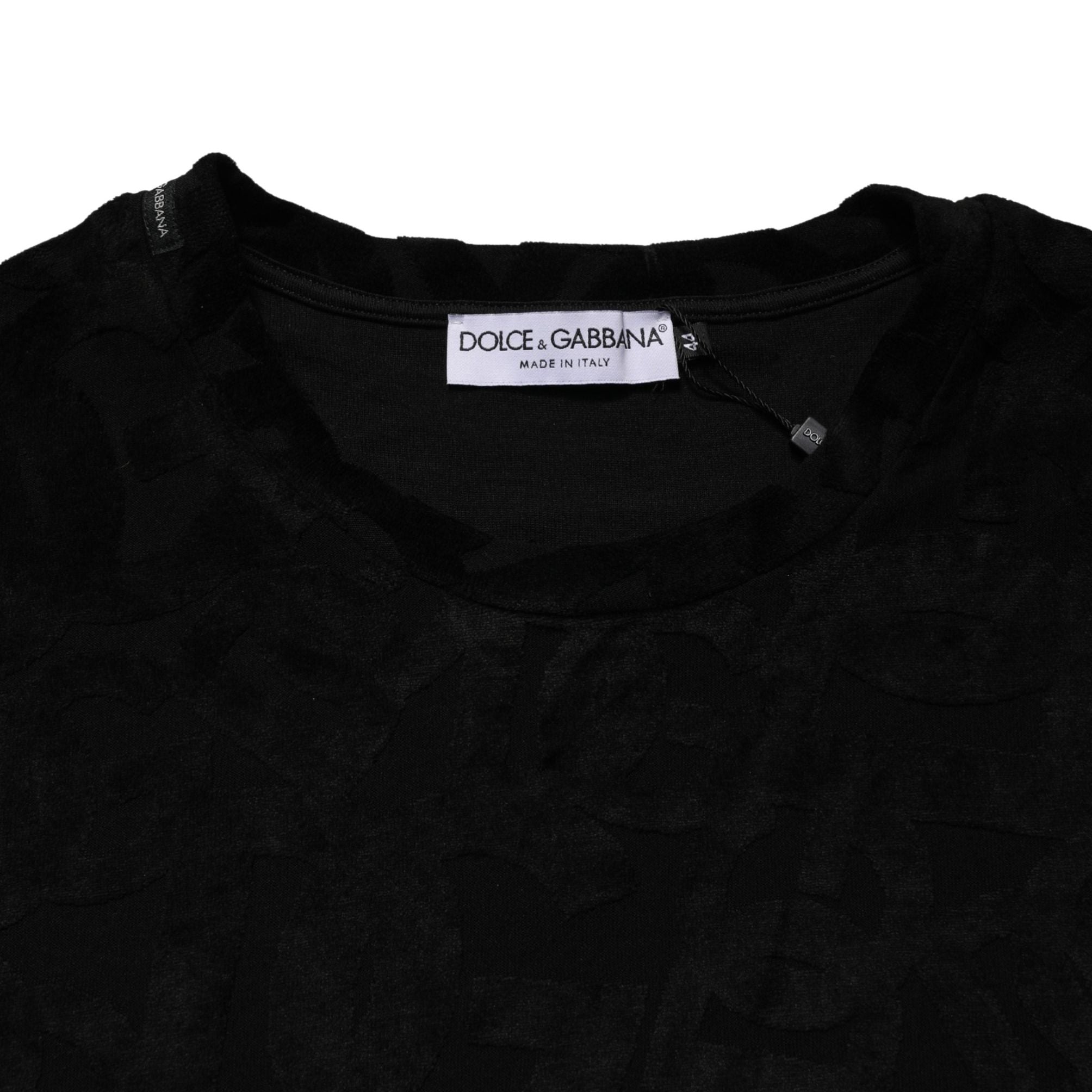 Dolce & Gabbana Black DG Mania Logo Print Casual  T-shirt