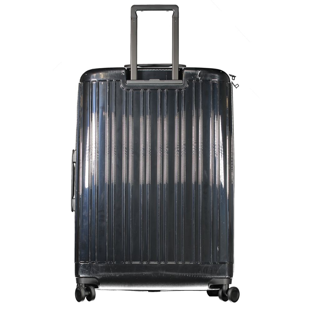 Piquadro Black Polycarbonate Men's Travel Trolley