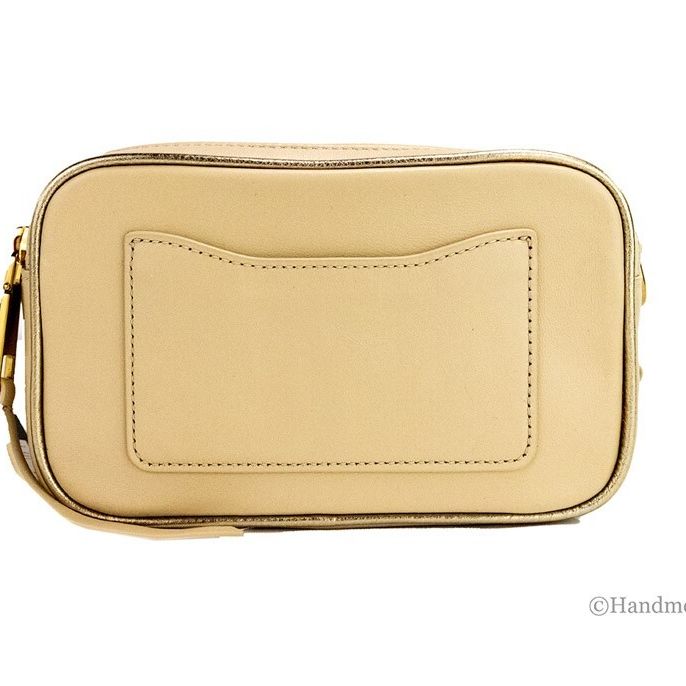 Marc Jacobs The Moto Shot 21 Curds Leather Camera Crossbody Purse Bag