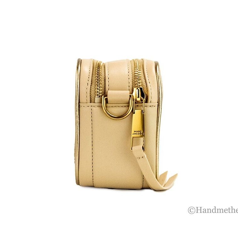 Marc Jacobs The Moto Shot 21 Curds Leather Camera Crossbody Purse Bag