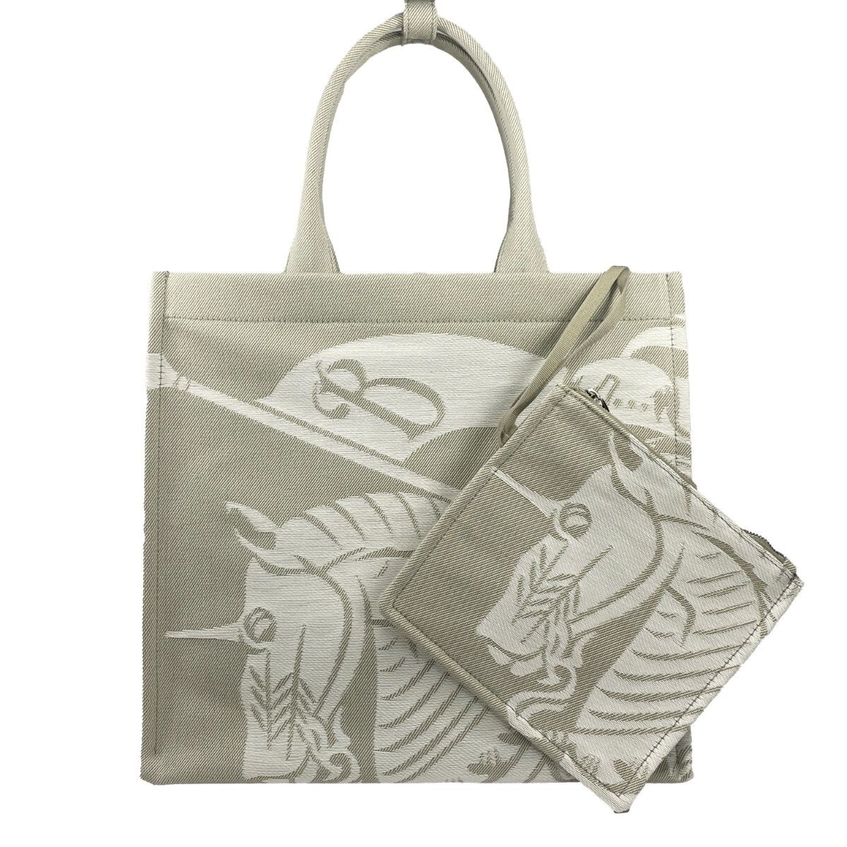 Burberry EKD Canvas Tote Bag With Coin Pouch