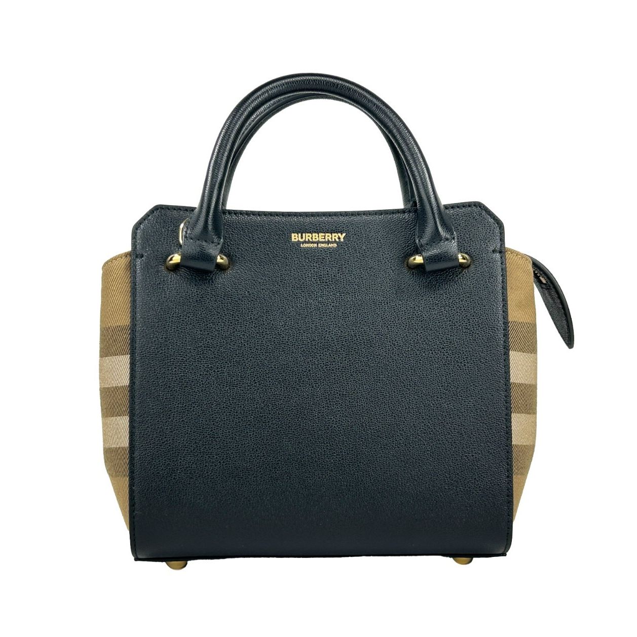 Burberry Mini Banwell Leather Tote Bag Purse