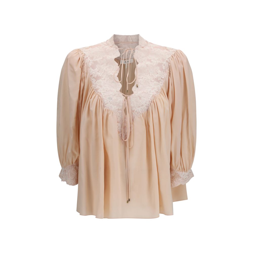 Chloé Multicolor Silk Blouse