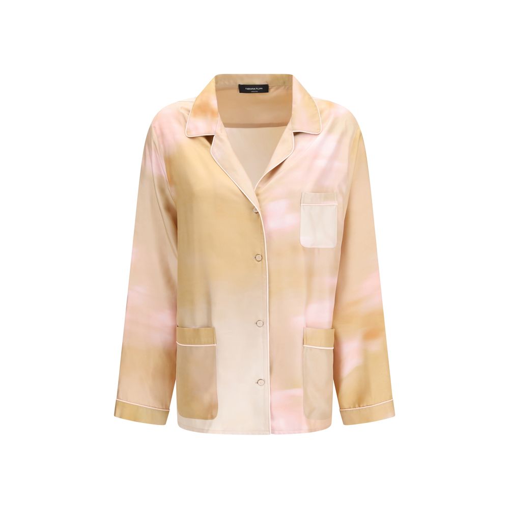 Fabiana Filippi Multicolor Silk Pattern Shirt