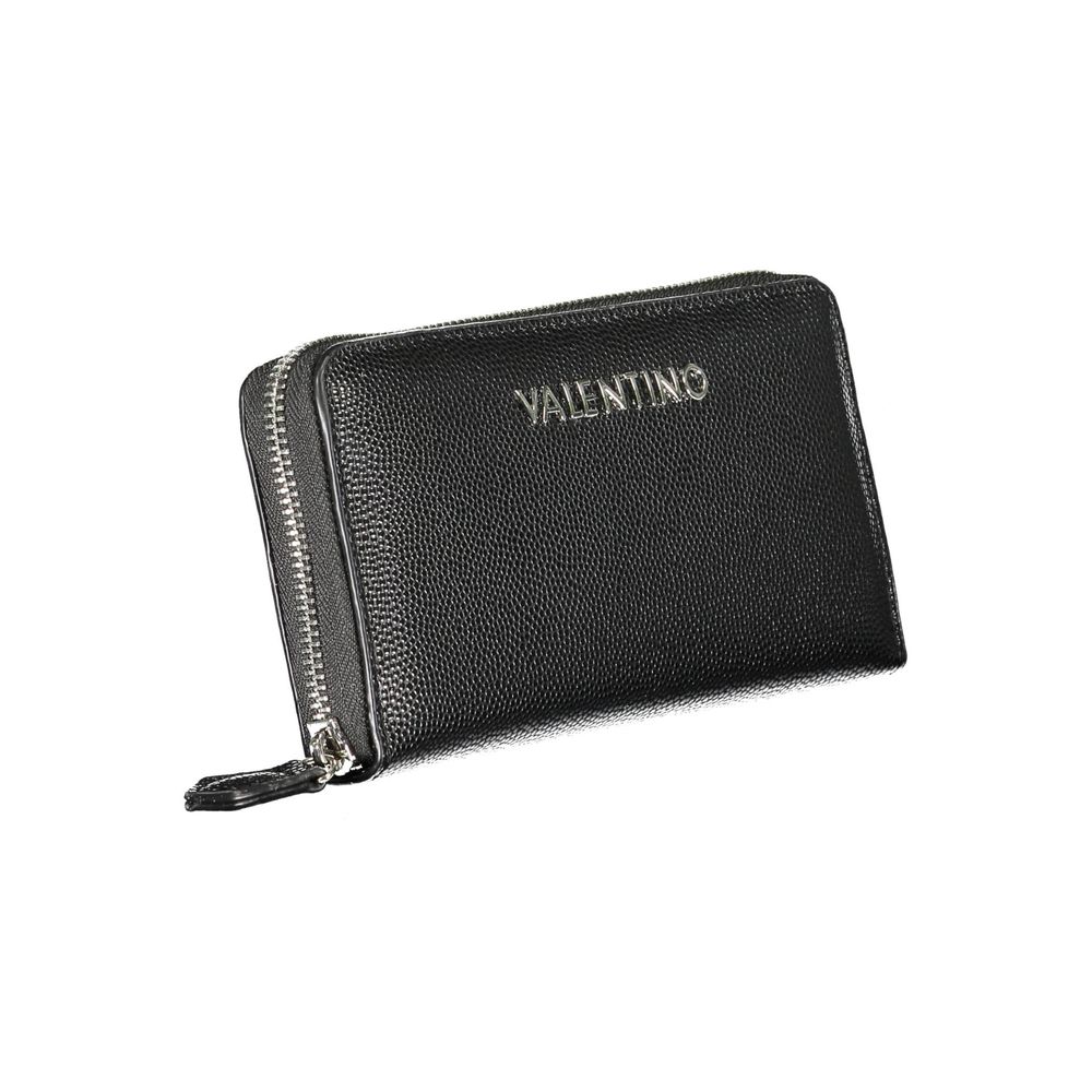 Mario Valentino Black Polyurethane Women Wallet