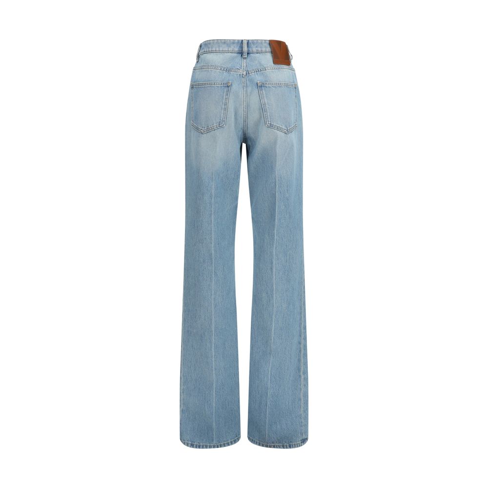 Valentino Blue Cotton Jeans Denim