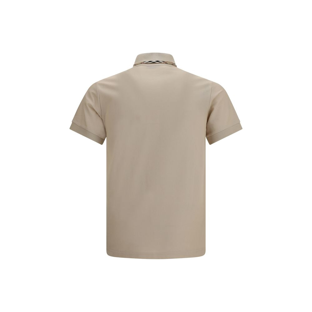 Burberry Beige Cotton Polo Shirt