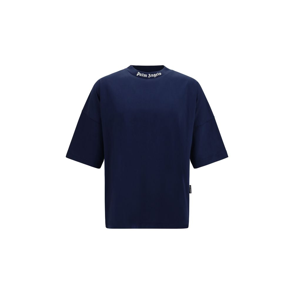 Palm Angels Blue Cotton Sportswear