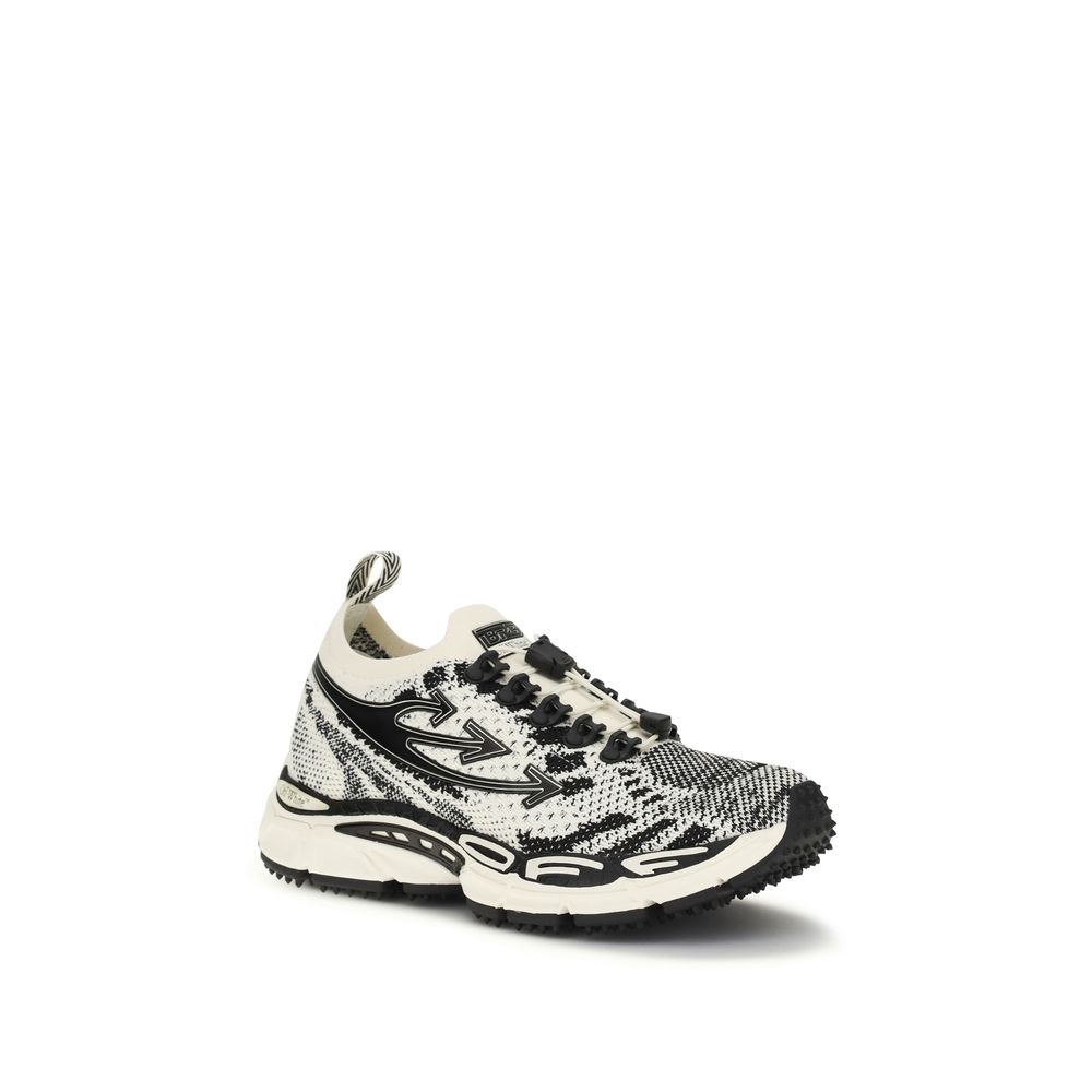 Off-White Multicolor Polyethylene Athletic Sneakers