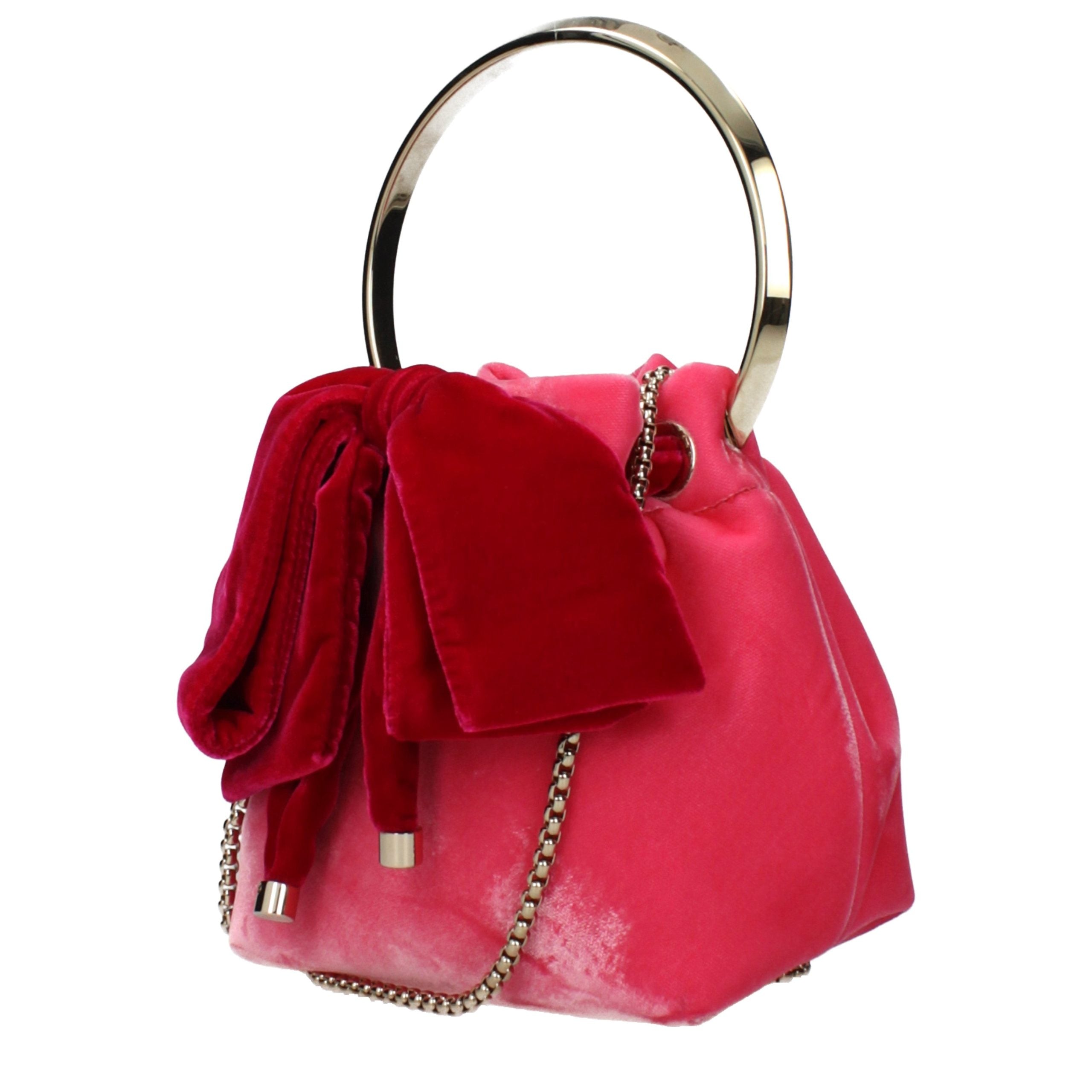 Jimmy Choo Pink Velvet Handbag