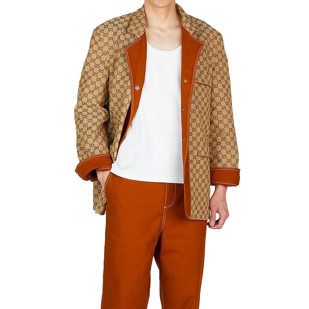 Gucci Brown Cotton Coat