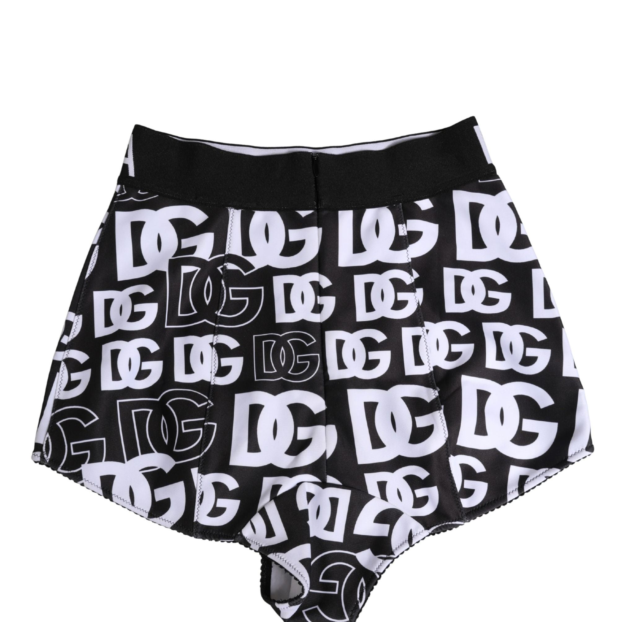 Dolce & Gabbana Black White DG Logo Waistband Girdle Underwear