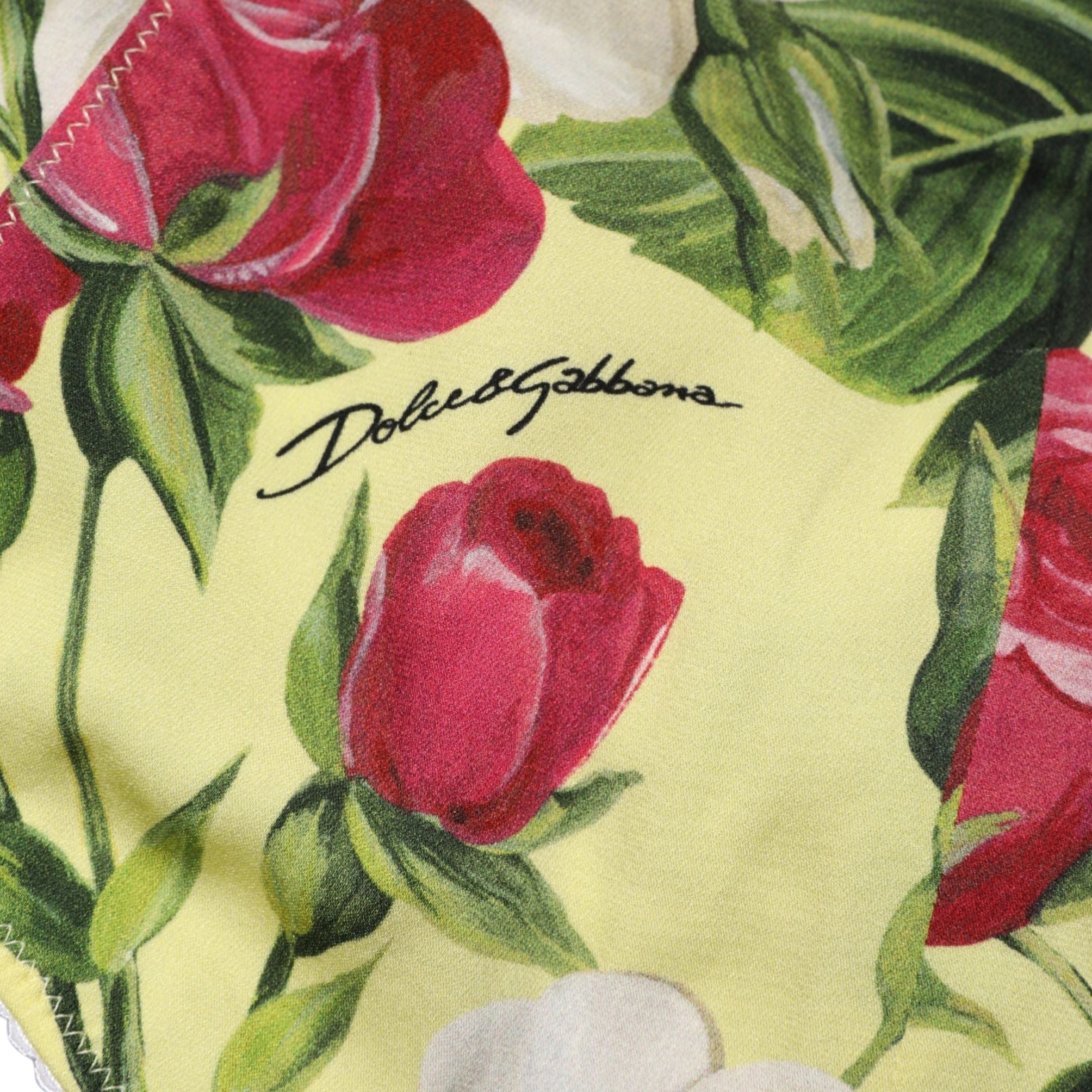 Dolce & Gabbana Multicolor Floral High Waist Girdle Panty Underwear