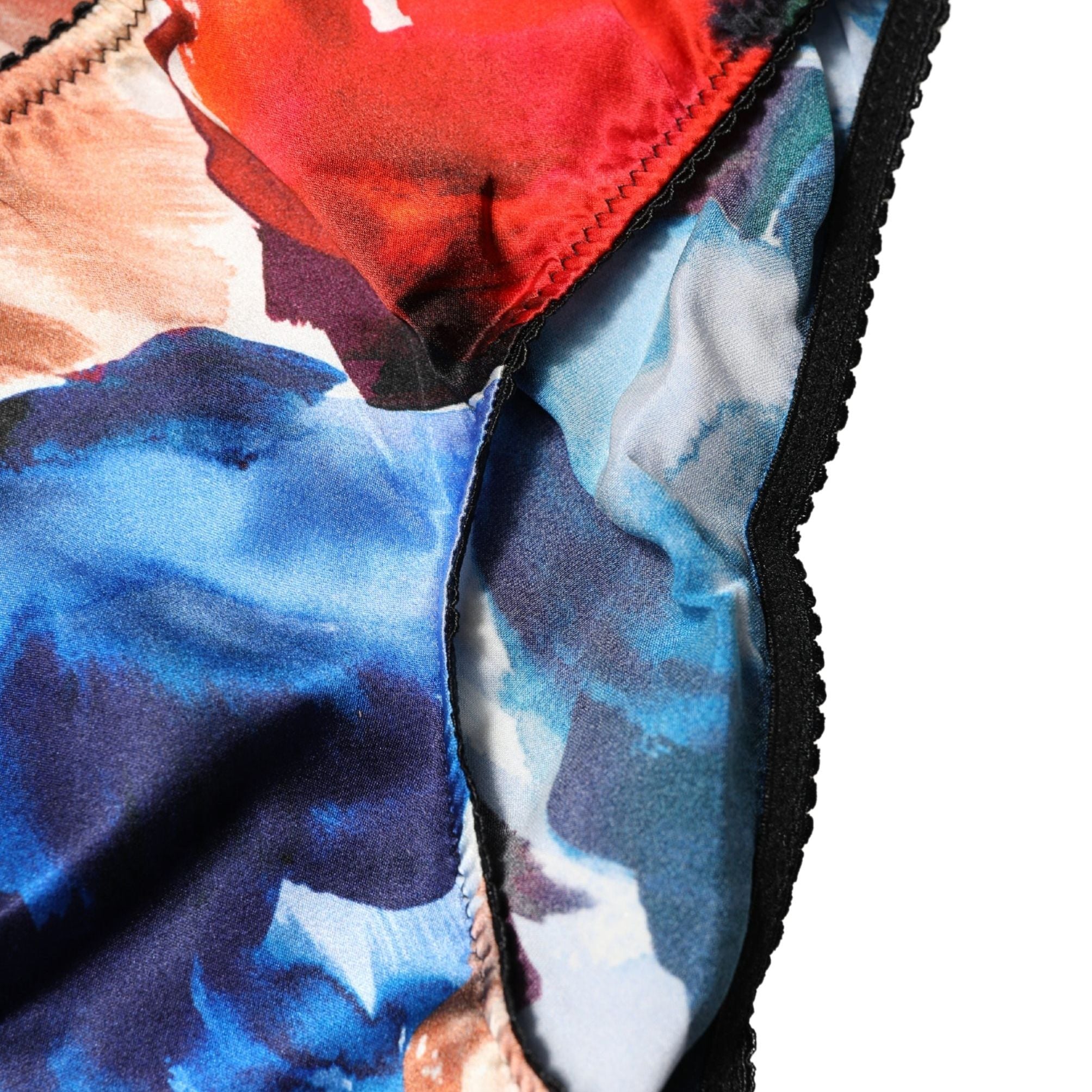 Dolce & Gabbana Multicolor Floral Mid Waist Brief Panty Underwear