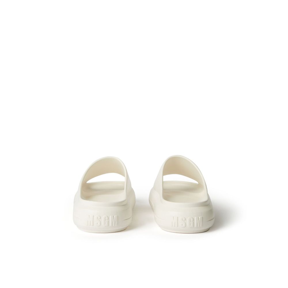 MSGM White Eva Slides